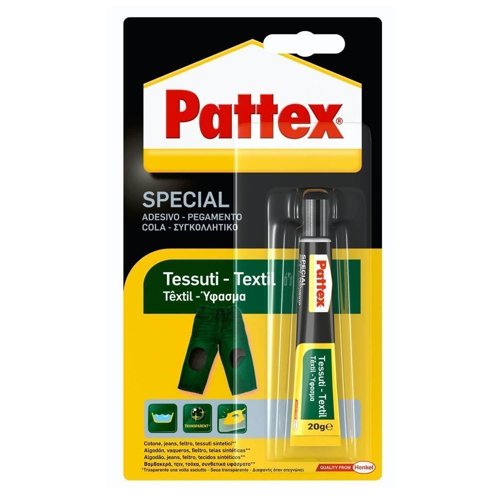marque generique - Pattex colle pour tissus 20 g résistante à l'eau coton feutre jean - Colle & adhésif