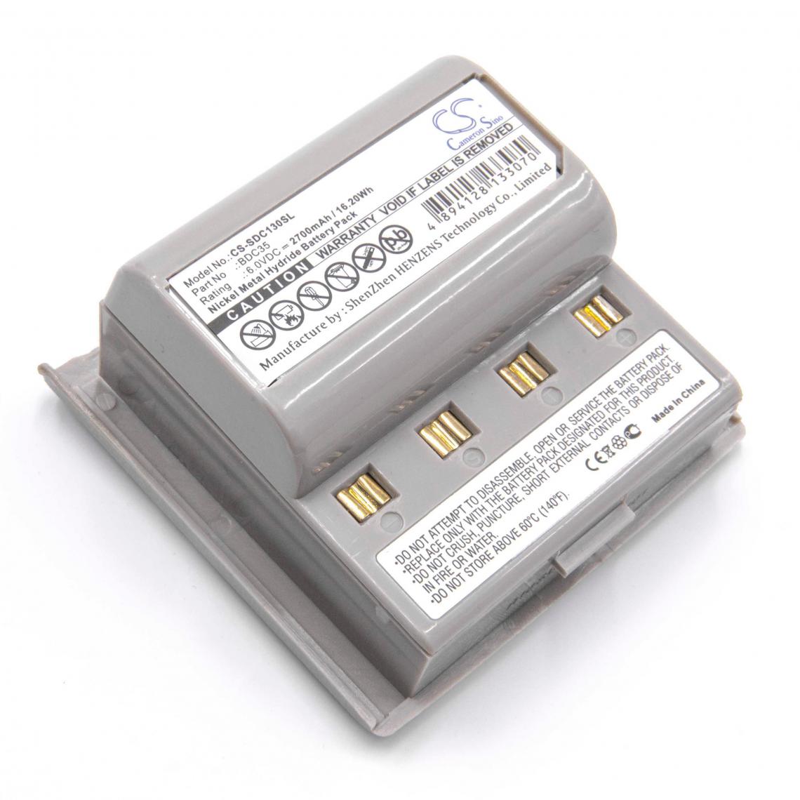 Vhbw - vhbw NiMH batterie 2700mAh (6V) pour appareil de mesure Sokkia SET2100, SET230RM - Piles rechargeables