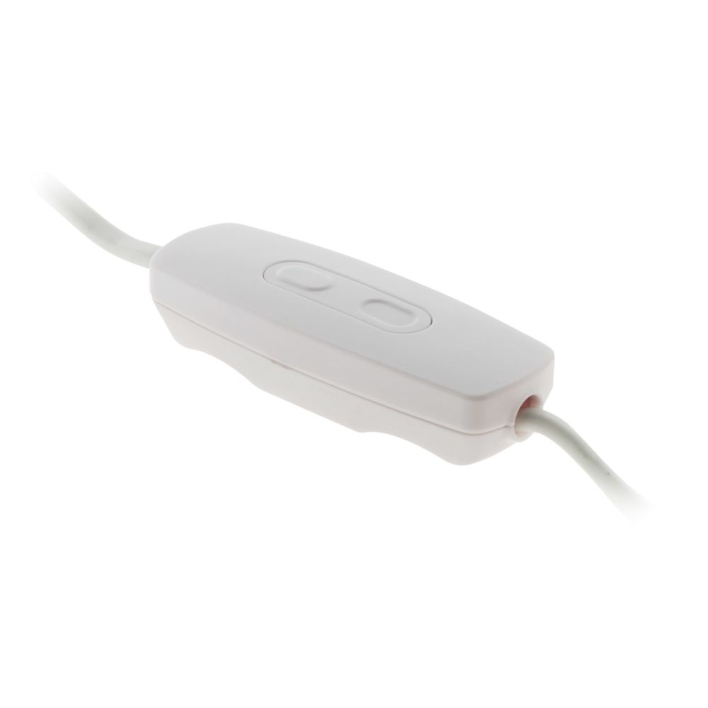 Elexity - Variateur de lumière universel - Compatible LED - Blanc - Interrupteurs et prises en saillie