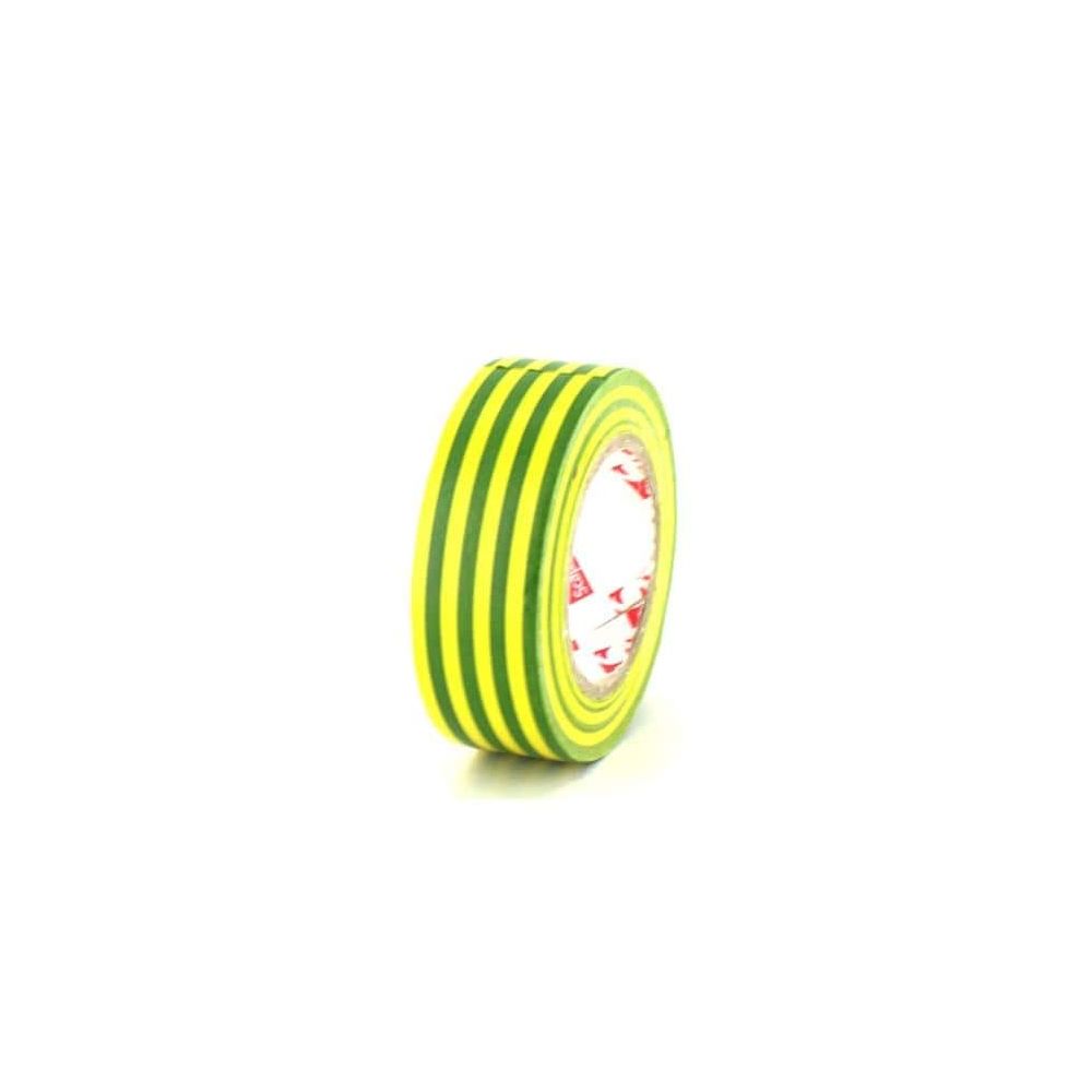 Scapa - Ruban adhésif 15 mm PVC électrique Scapa 2702 jaune et vert x 5 - Colle & adhésif