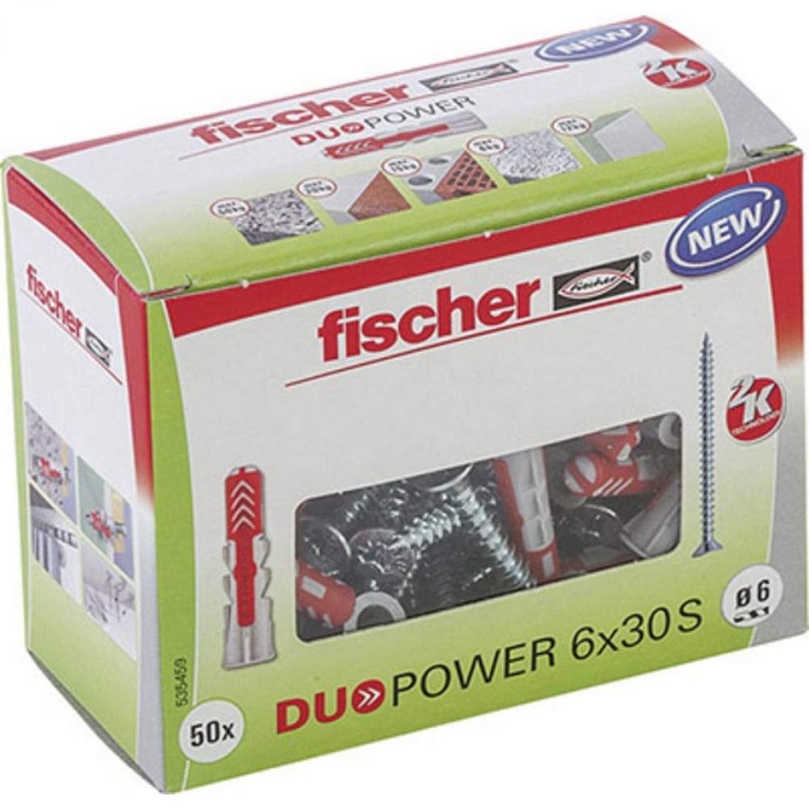 Fischer - Cheville 2 éléments Fischer 535459 30 mm 6 mm 50 pc(s) - Cheville