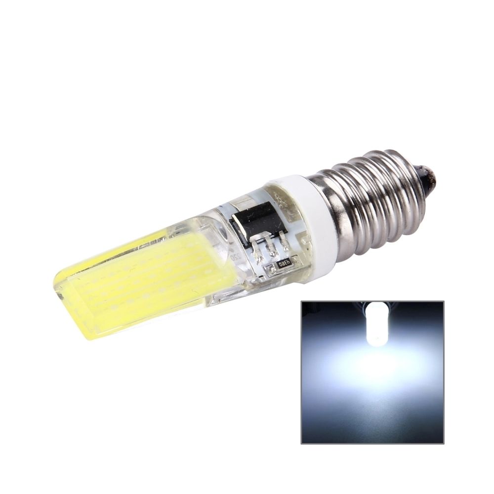 Wewoo - Ampoule pour Halls / Bureau / Accueil, AC 220-240 V Lumière Blanche E14 3W 300LM Silicone Dimmable COB LED - Ampoules LED