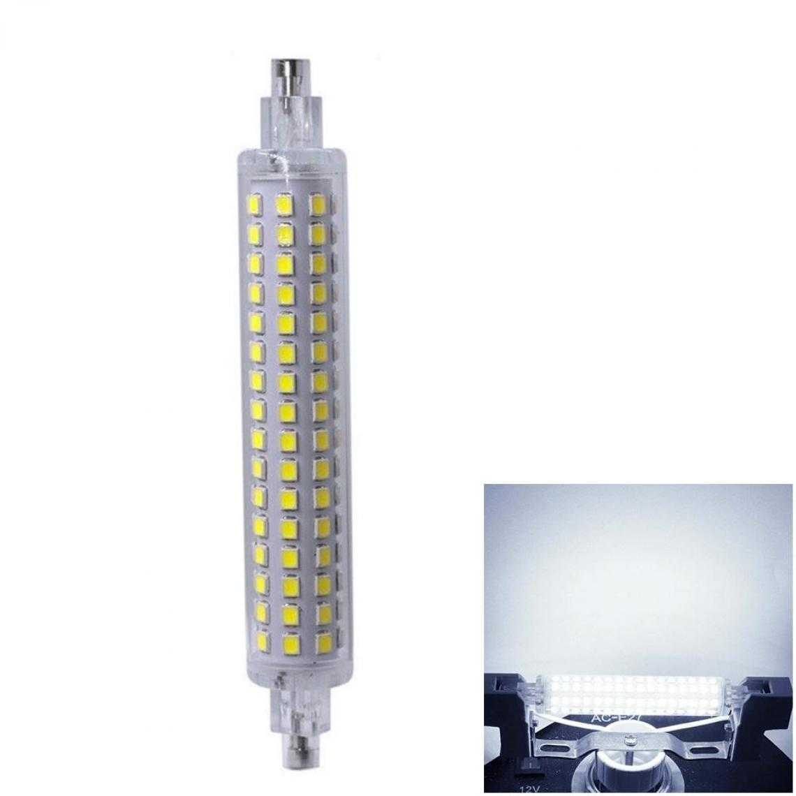 Wewoo - R7s SMD 2835 118mm Lampe en céramique à 128 LEDs Taille Blanc froid 220V - Ampoules LED