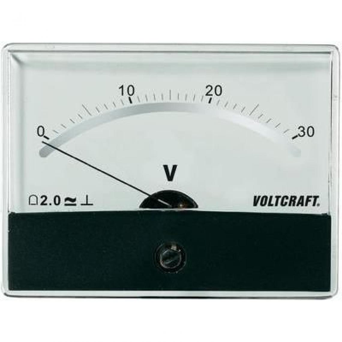 Voltcraft - Instrument de mesure analogique à encastrer AM-86X65/30V/DC VOLTCRAFT - Appareils de mesure