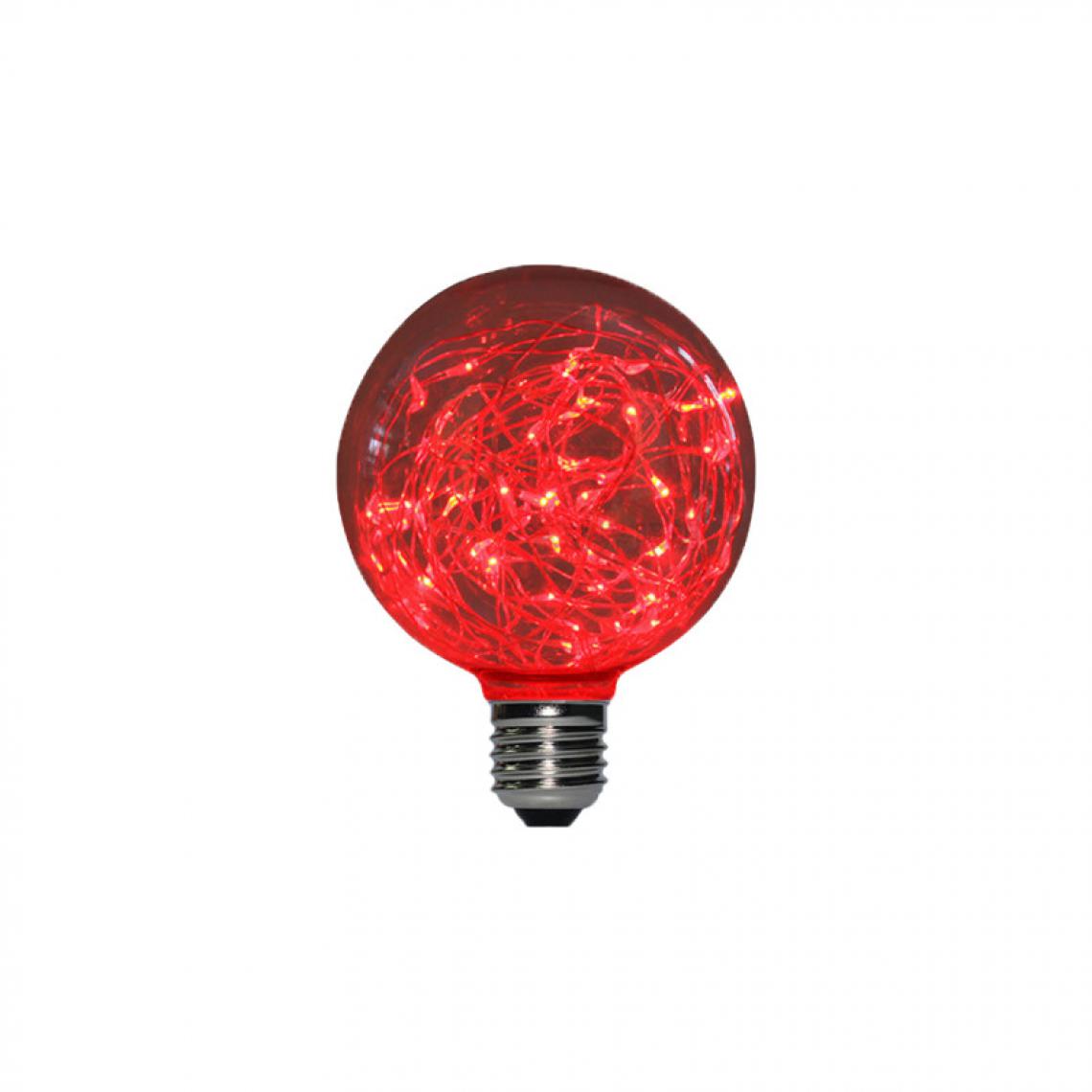 Xxcell - Ampoule LED globe rouge à fil de cuivre XXCELL - 2 W - E27 - Ampoules LED