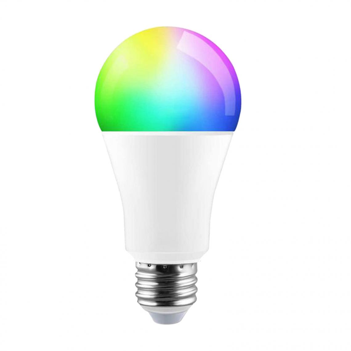 NC - Commande Sans Fil De Téléphone RGBCW Ampoule Minuterie Lampe à Intensité Variable Multicolore E27 - Ampoules LED
