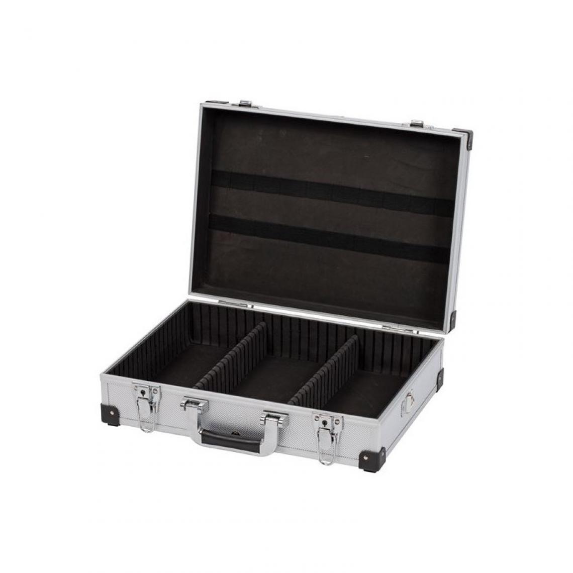 Kreator - Coffre aluminium 420x300x125mm argent - Boîtes à outils