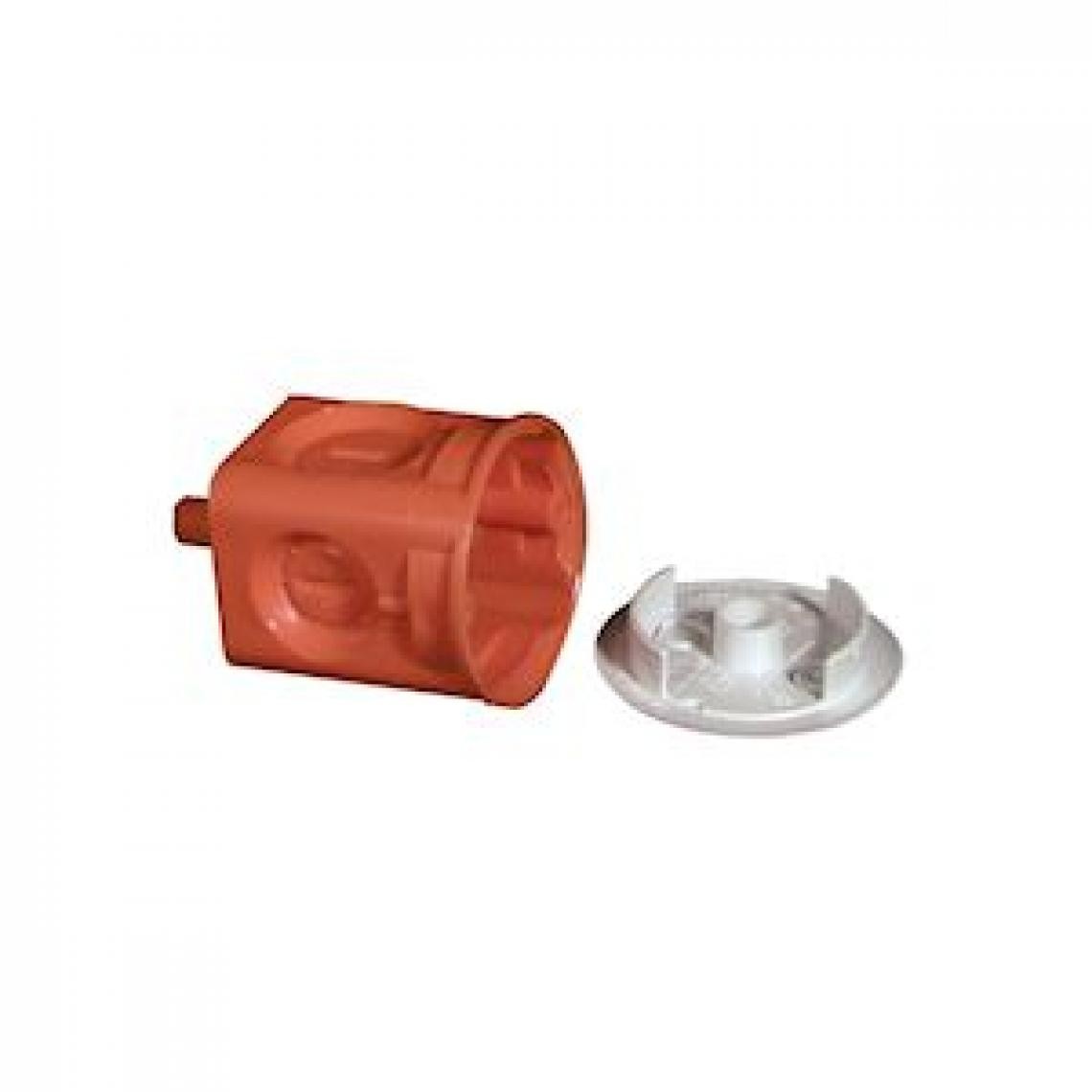 Capri - boite à sceller - capri capribox - applique - profondeur 60 mm - diamètre 44 mm - orange - capri 710083 - Boîtes d'encastrement