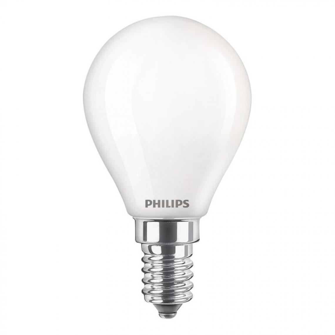 Philips - Ampoule LED E14 sphérique PHILIPS EQ60W blanc chaud - Ampoules LED