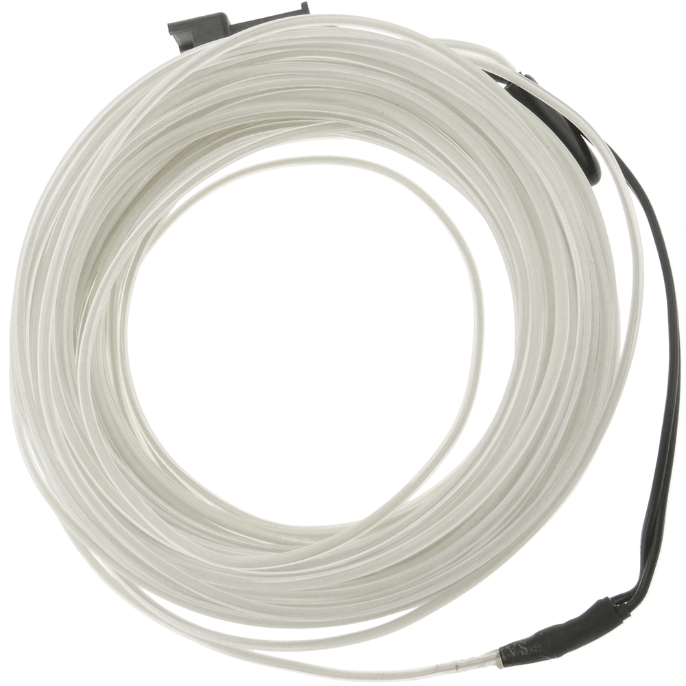 Bematik - Câble bobine de 10m de câble de 3,2 mm transparente électro-blanc connecté à 220VAC - Fils et câbles électriques