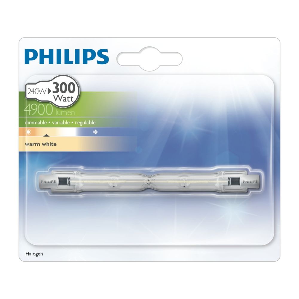 Philips - Ampoule Halo Eco 240W équiv 300W R7S Blanc chaud - Ampoules LED