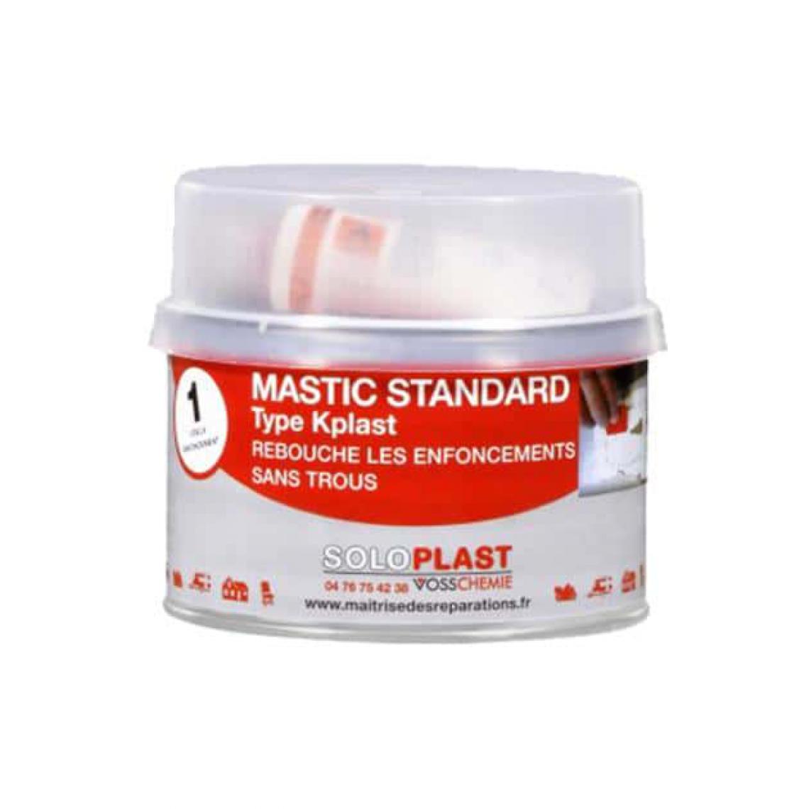 Soloplast - Mastic standard Soloplast Kplast 188g avec durcisseur - Colle & adhésif