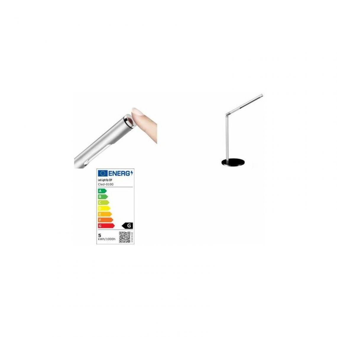 Cep - CEP Lampe de bureau LED CepPro, noir-gris métal () - Ruban LED