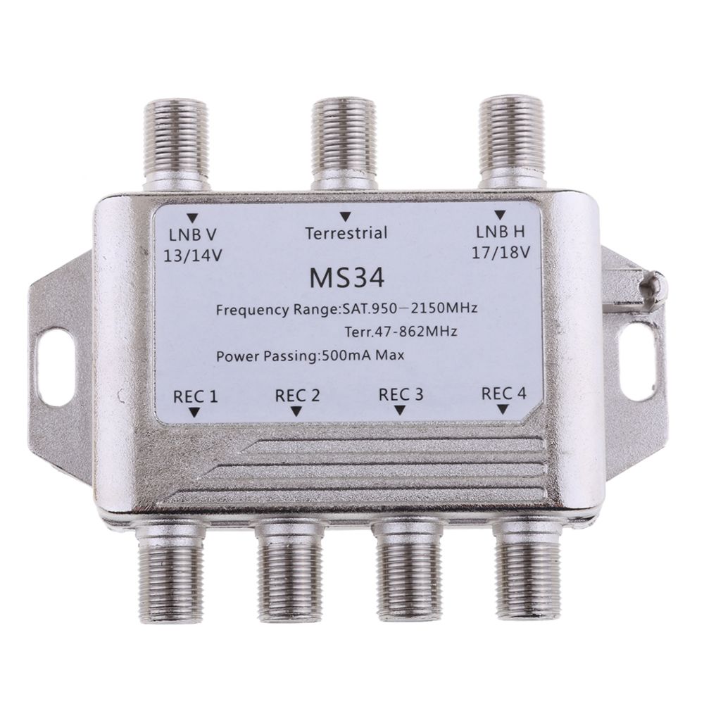 marque generique - Ms34 Commutateur Satellite Splitter - Adaptateurs