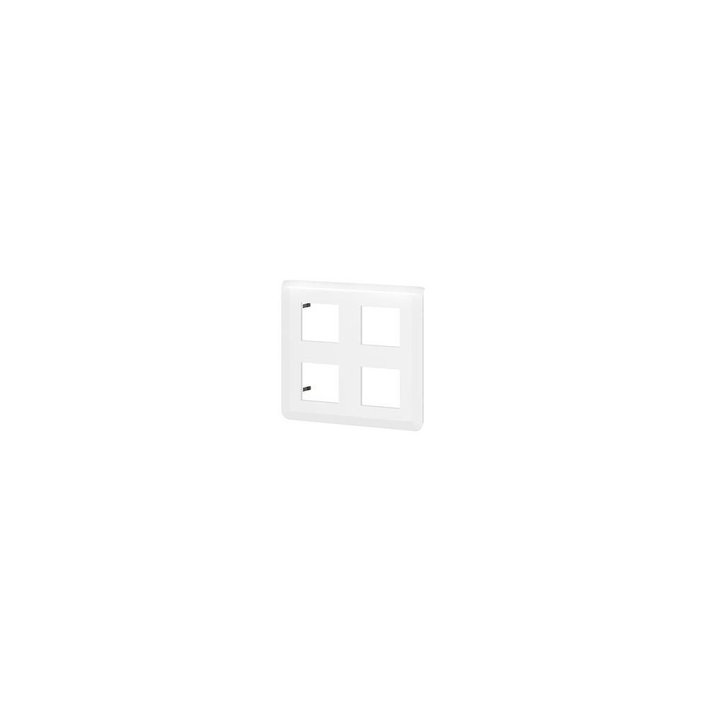 Legrand - plaque - 2 x 2 x 2 modules - blanc - legrand mosaic 078838l - Interrupteurs et prises en saillie