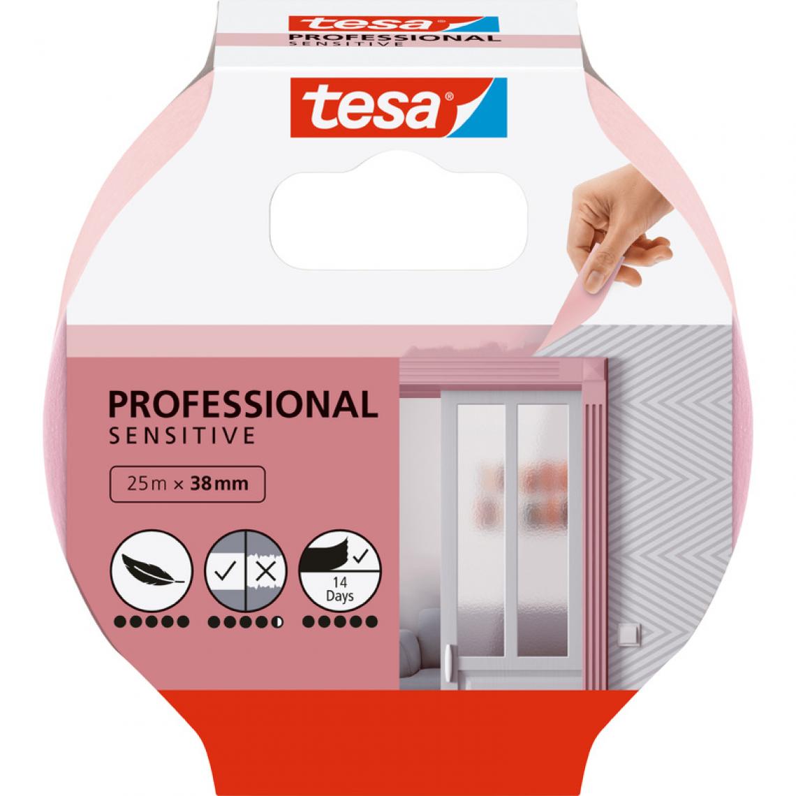 Tesa - tesa Masquage pour contours très précis Precision,38mm x 25m () - Outils et accessoires du peintre