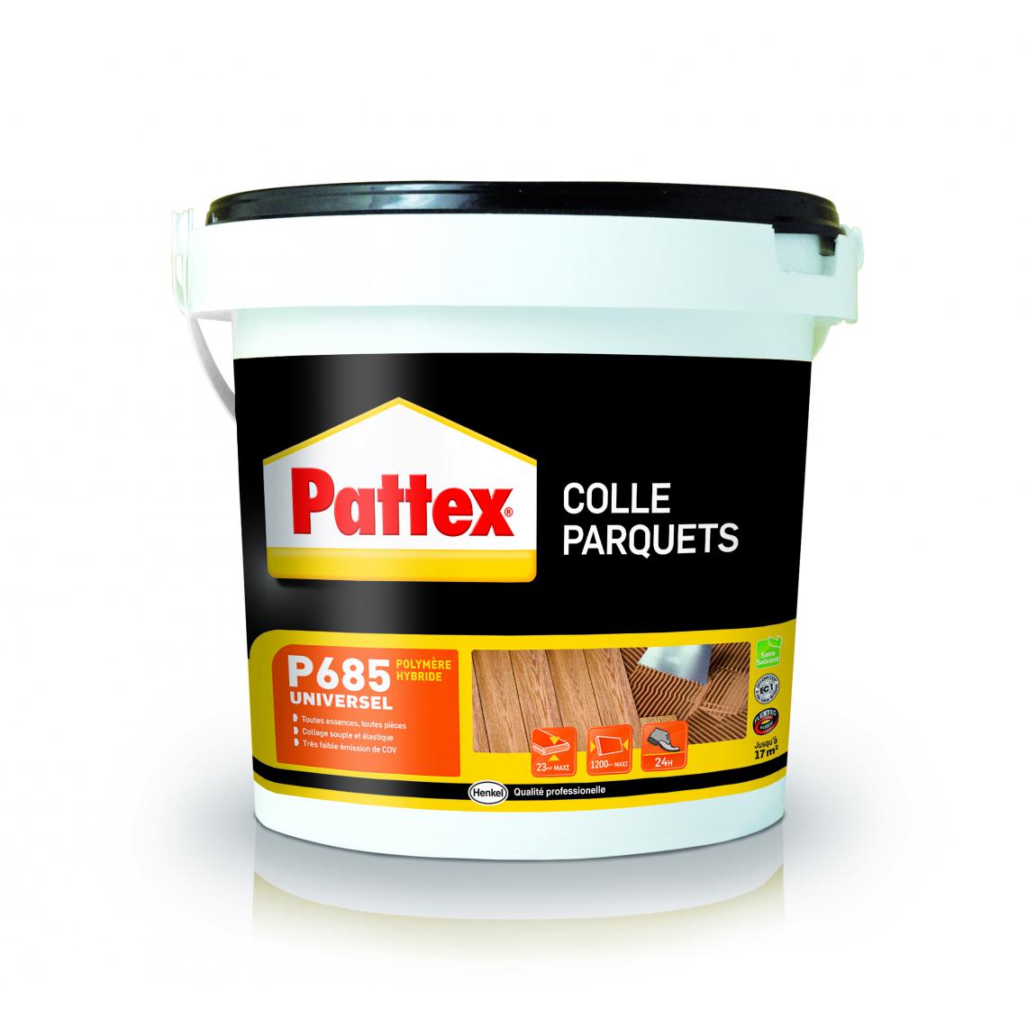 Pattex - Colle parquet élastique P685 PATTEX - seau de 7 kg - 990717 - Colle & adhésif
