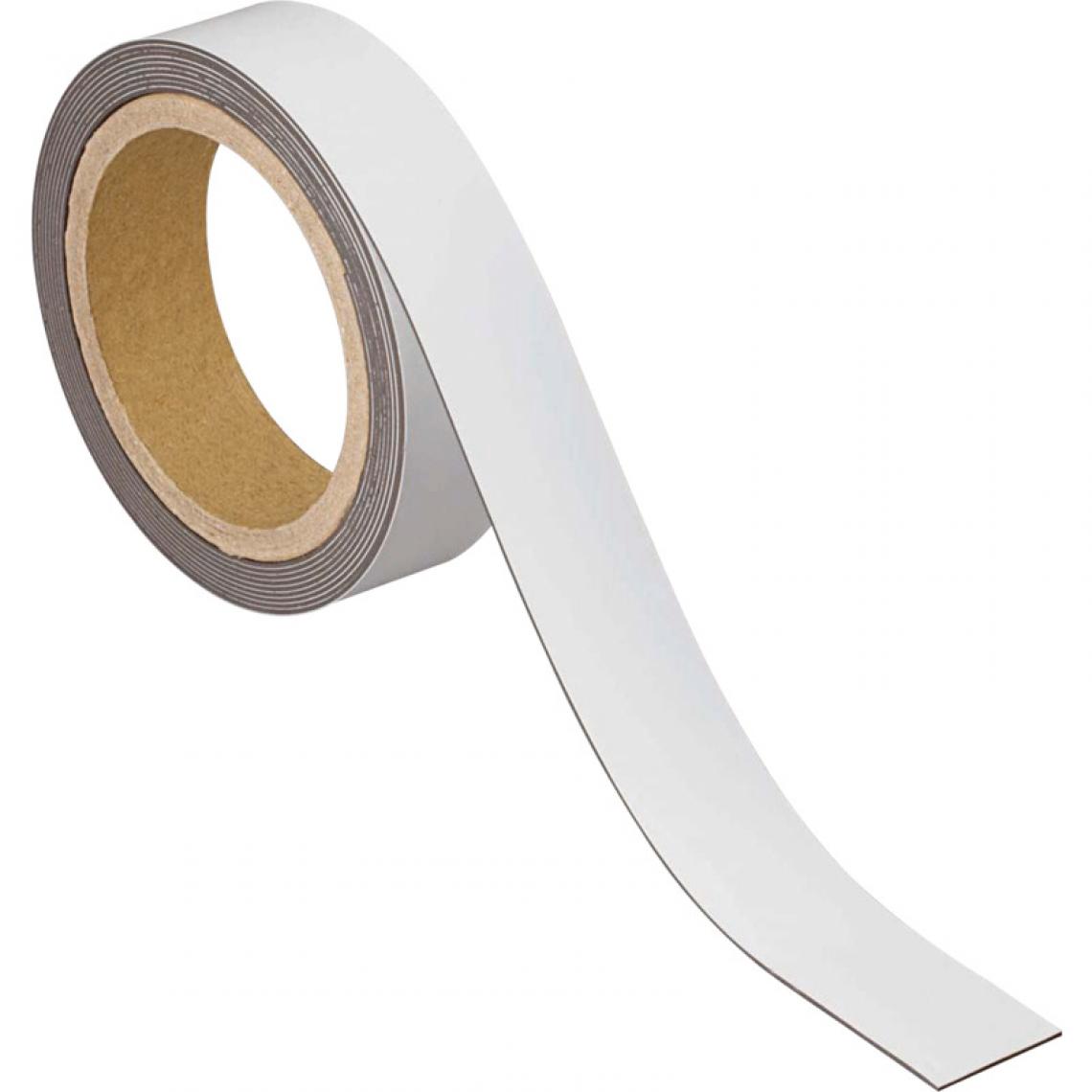 Maul - MAUL Ruban magnétique, 30 mm x 3 m, épaisseur: 1 mm, blanc () - Visserie
