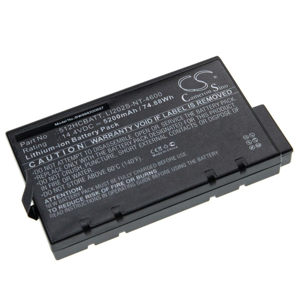 Vhbw - vhbw Li-Ion batería reemplaza TSI LI202SX-6600 para medidor OTDR fibra óptica (5200mAh, 14.4V, Li-Ion) - Piles rechargeables