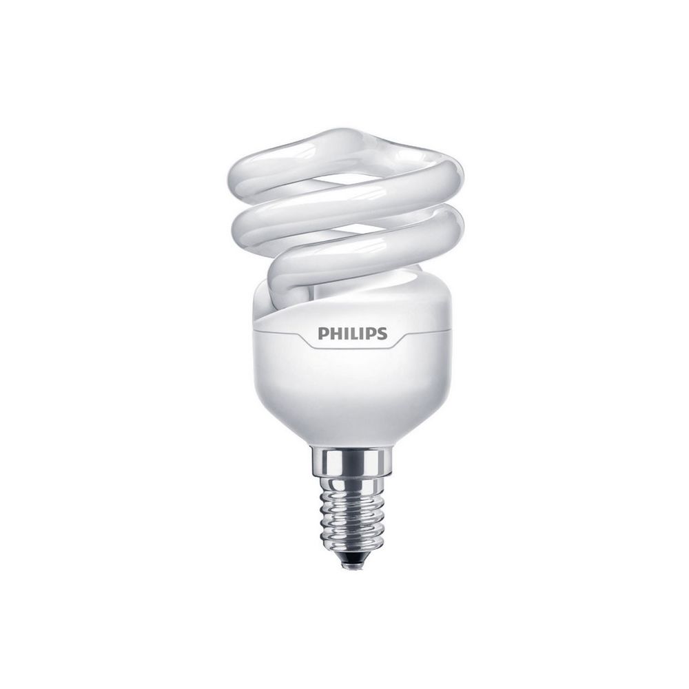 Philips - Philips 117247 - Ampoule E14 Tornado T2 Spiral 12W 827 Blanc Très Chaud 12000h - Tubes et néons