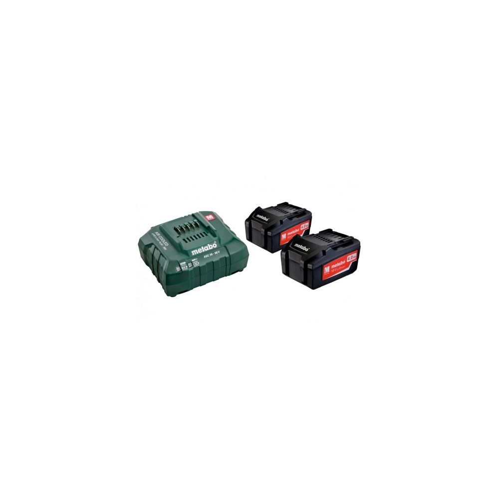 Metabo - Batterie et Chargeur METABO BASIC SET 2 X 4.0 Ah 685050000 - Piles rechargeables