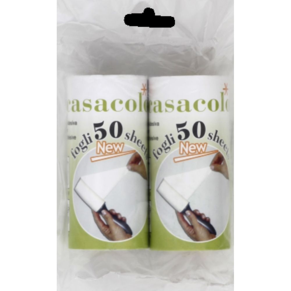 marque generique - 2 recharges de 50 feuilles adhésives pour brosse Casacolor - Colle & adhésif