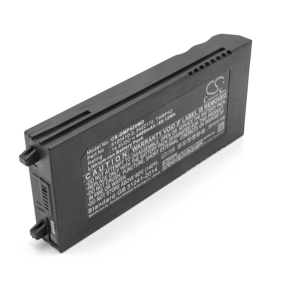 Vhbw - vhbw Batterie Li-Ion 4400mAh (14.8V), pièce de rechange pour appareil à ultrasons, remplace GE 5120410-2, 5422172, TWBP42 - Piles spécifiques