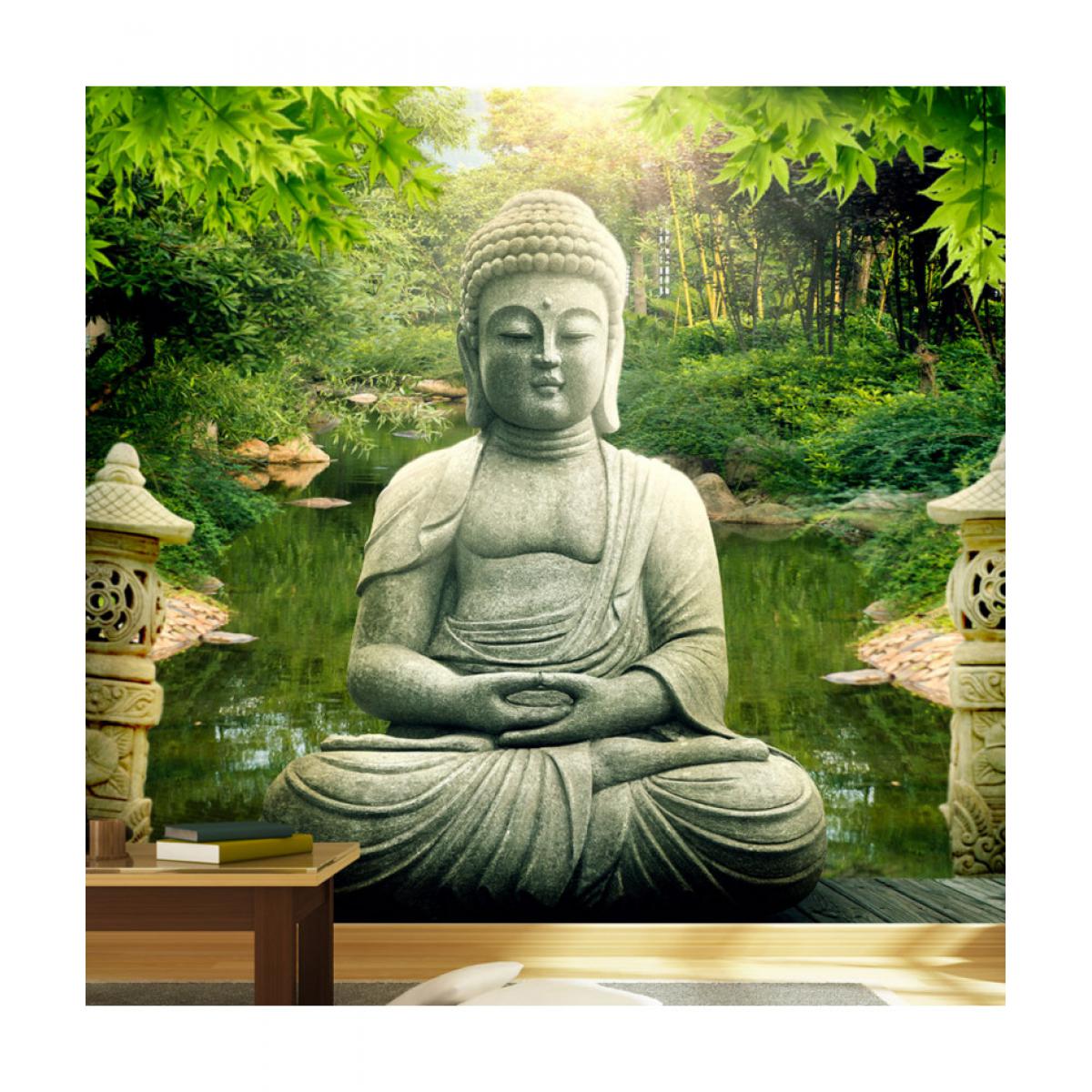 Artgeist - Papier peint - Buddha's garden 100x70 - Papier peint