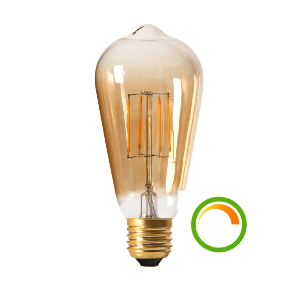 Kosilum - Ampoule LED style Edison compatible avec variateur - Culot E27 - Ampoules LED