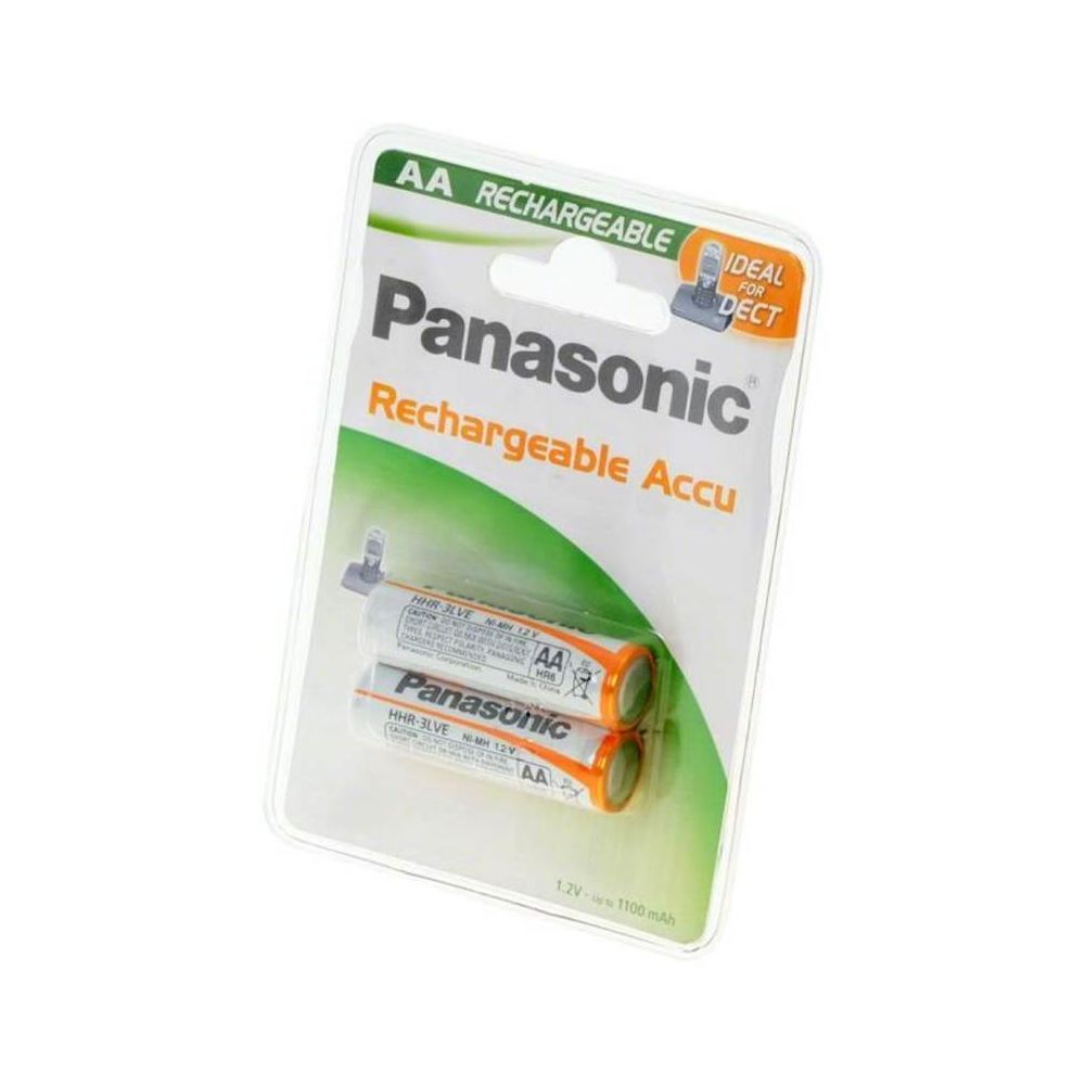 Panasonic - Rasage Electrique - PANASONIC Lot de 2x Accu AA 1000mAh - Piles rechargeables