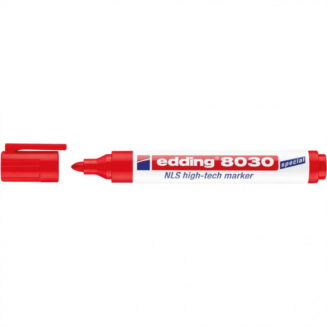 marque generique - Marqueur permanent HighTech-Marker 8030NLS rouge edding - Pointes à tracer, cordeaux, marquage