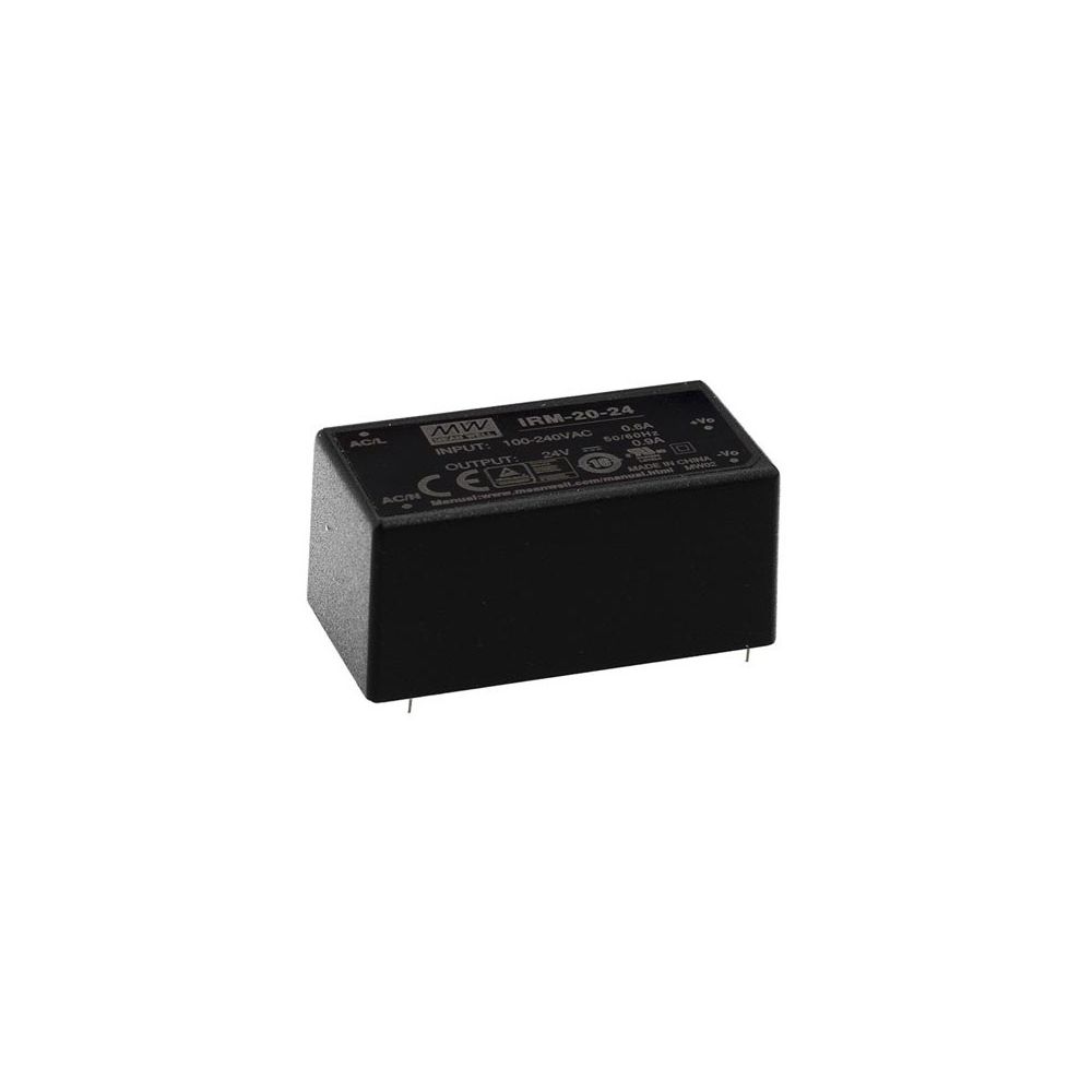 Perel - Mean well - 20 w single output encapsulated type - 24 v - Pieds & roulettes pour meuble