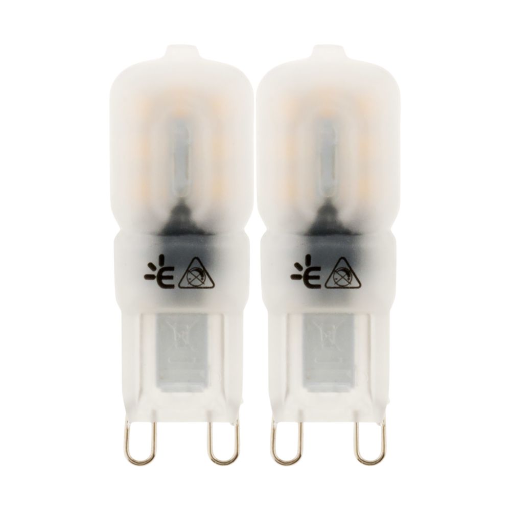 Elexity - Lot de 2 pépite LED Pépite 2,5W G9 200lm 3000K - Ampoules LED