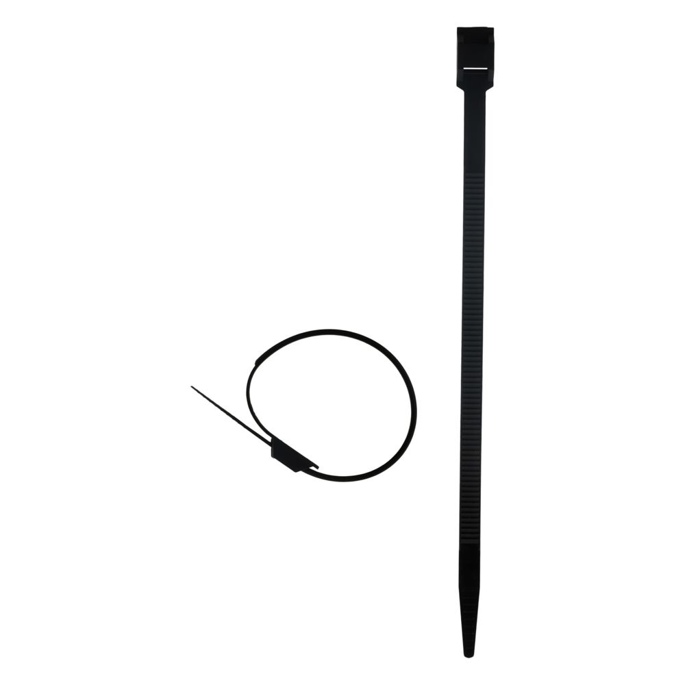 Zenitech - Lot de 50 colliers de câblage 6x 175mm noir - Zenitech - Accessoires de câblage