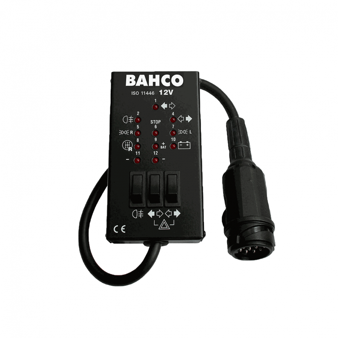Bahco - Bahco - Testeur de prise de courant avec simulateur 13 pôles 12 V - BELT1213 - Clés et douilles