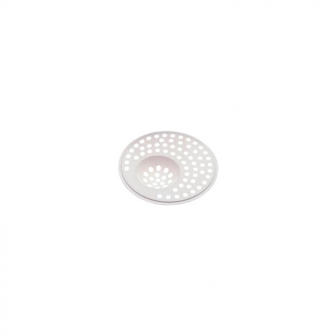 marque generique - Tamis cheveux siphon 11,5 cm blanc - Bonde d'évier