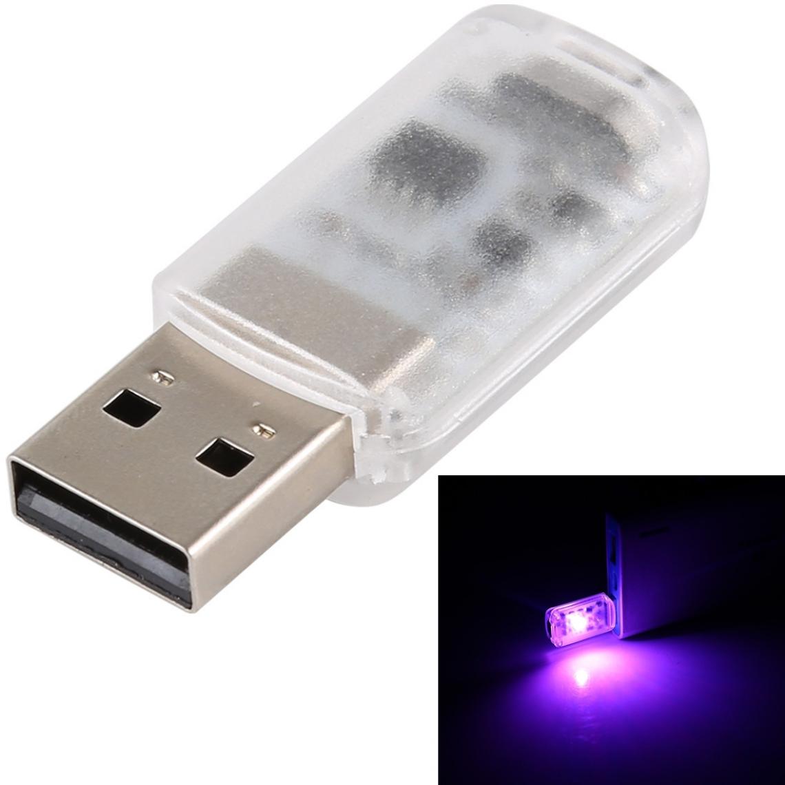 Wewoo - Lumière colorée d'ambiance de contrôle du son changeant de couleur de contact d'USB avec l'éclat réglable - Ampoules LED