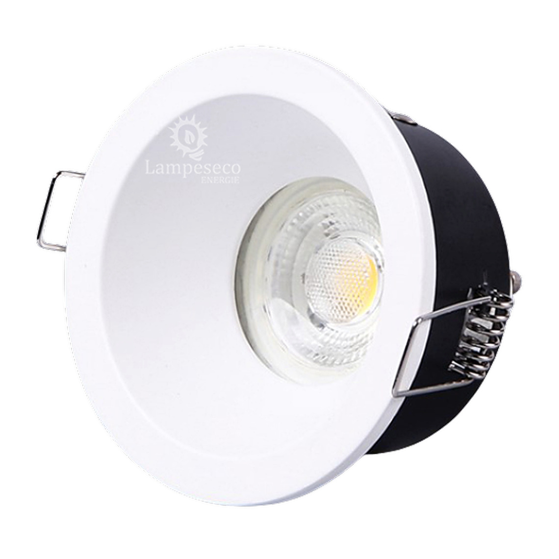 Lampesecoenergie - Fixation Spot encastrable IP65 basse luminance blanc, non eblouissant, pour ampoule GU10 / MR16 ref 851 - Boîtes d'encastrement