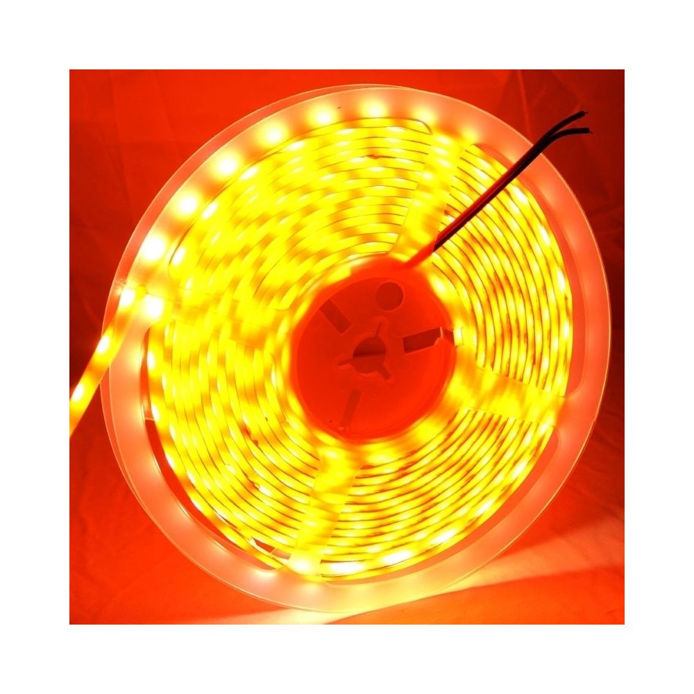 Wewoo - Ruban LED Waterproof Epoxyde Orange Lumière époxy imperméable de corde de 50W SMD de l'époxy 14W, 60 / M, longueur: 5m - Ruban LED