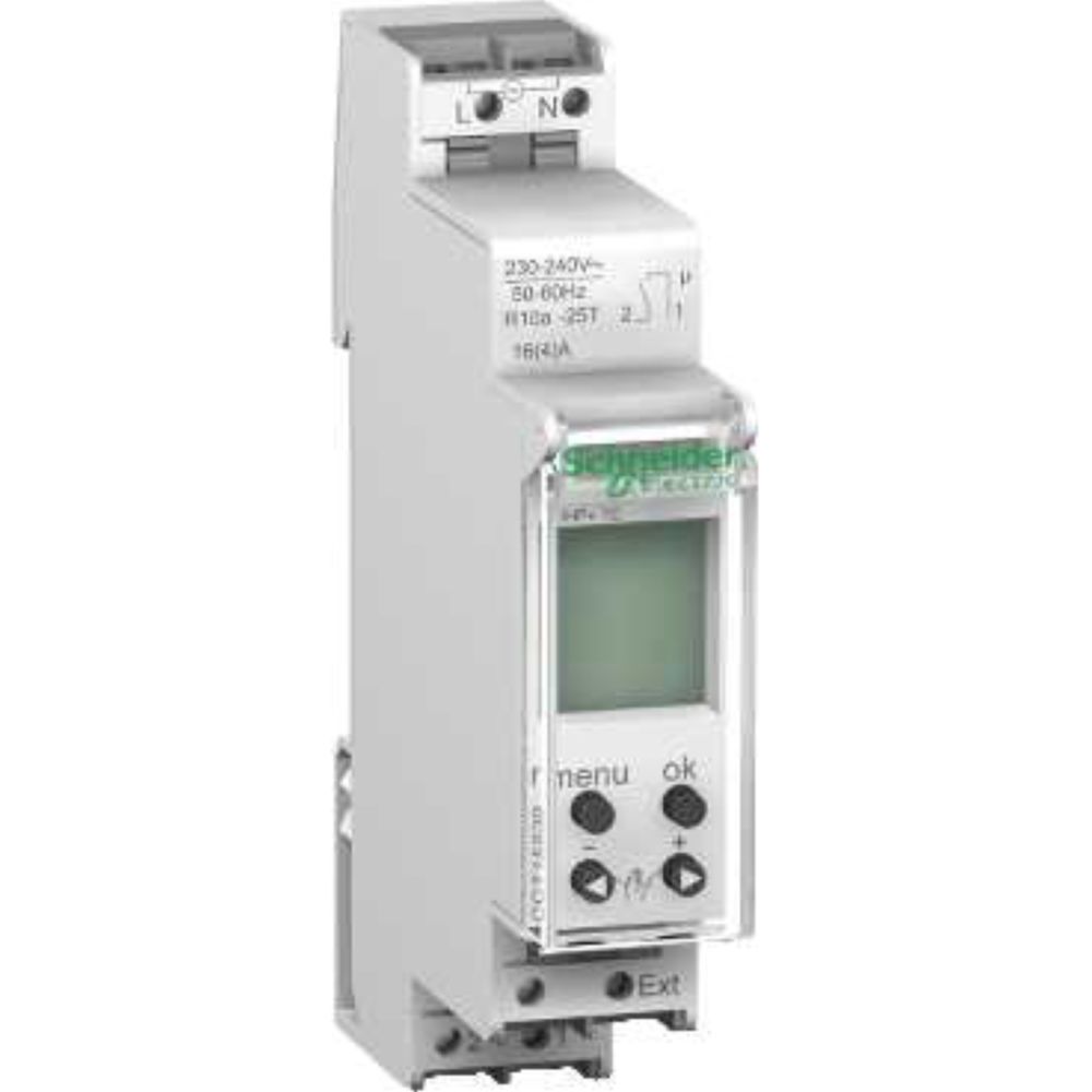 Schneider Electric - interrupteur horaire - ihp+ compact 1 contact - 24-7 16a - schneider electric cct15838 - Télérupteurs, minuteries et horloges