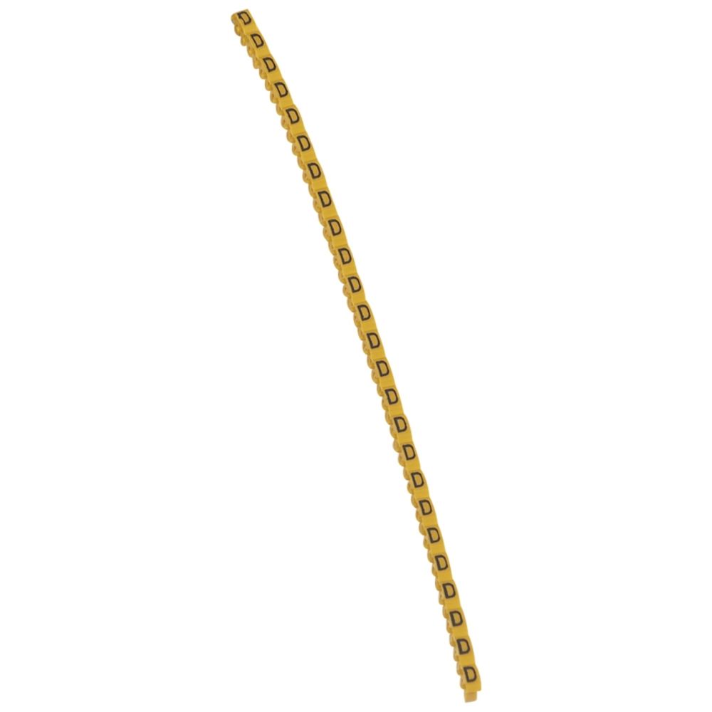 Legrand - repère pour fil de 0.15 à 0.5 mm2 - lettre d - couleur jaune - legrand cab 3 - Accessoires de câblage