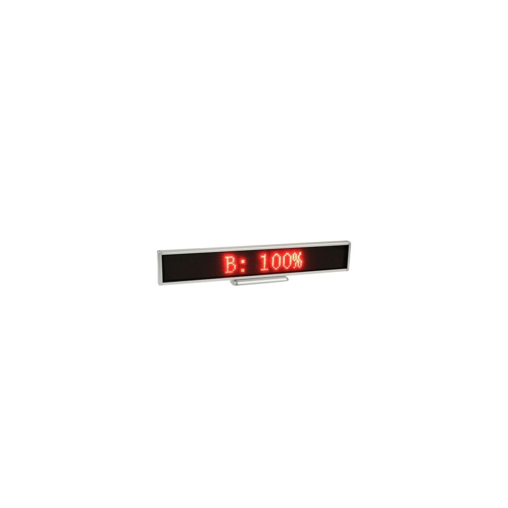 Wewoo - Panneau d'affichage LED rouge de message défilant mobile de programmable de LED, résolution d'affichage: 128 x 16 pixels, longueur: 41cm - Ampoules LED