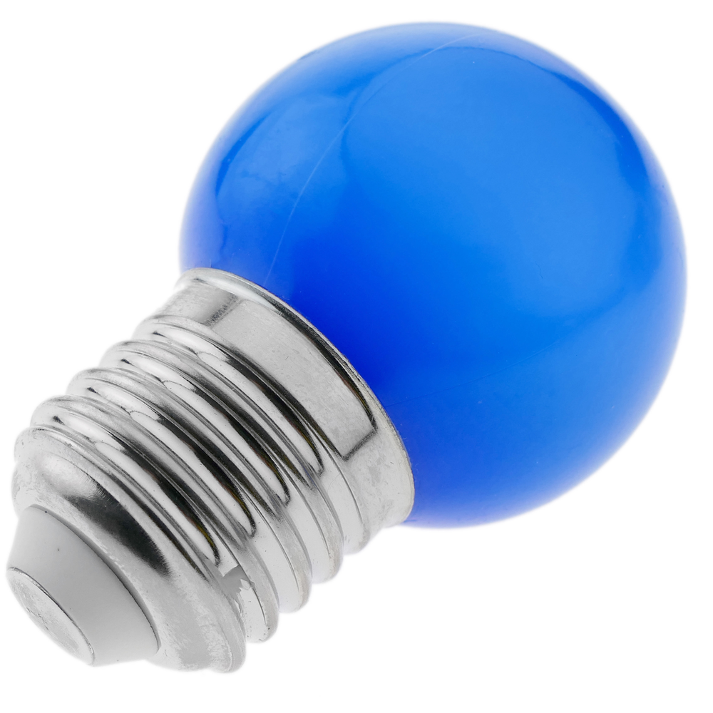 Primematik - Ampoule LED G45 0,5W 230VAC E27 lumière bleue - Ampoules LED