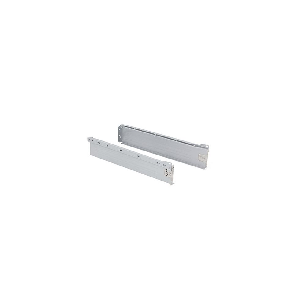 Emuca - Kit de tiroir Ultrabox hauteur 86 mm et profondeur 450 mm finition gris métallisé - 4387625 - Emuca - Glissière, coulisse de tiroir