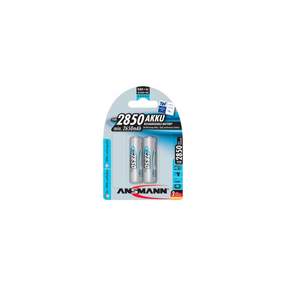 Ansmann - ANSMANN Batteries 5035202 HR6 / AA blister de 2 - Piles standard