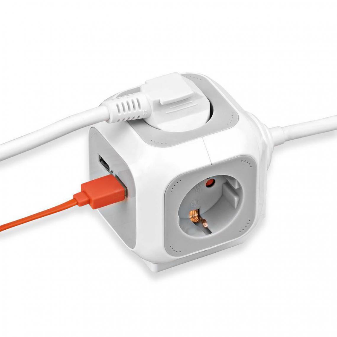 Alpexe - Brennenstuhl ALEA Power Cube - USB Charger Extention socket - Blocs multiprises