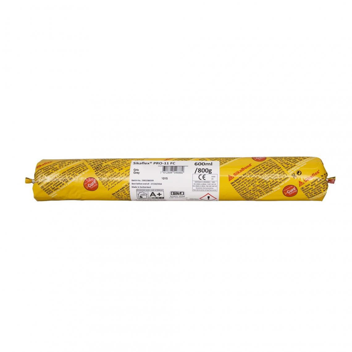 Sika - Recharge mastic colle SIKA Sikaflex PRO 11 FC - Gris - 600ml - Colle & adhésif