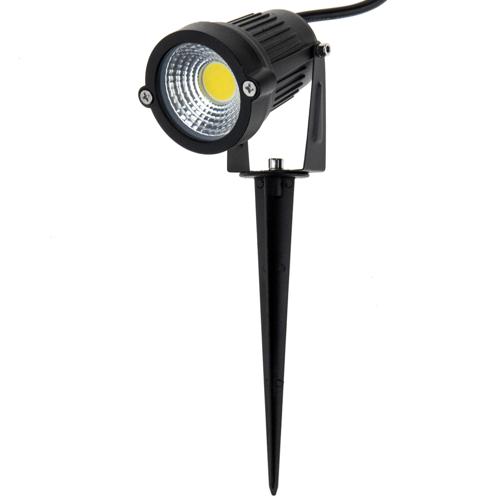 Bematik - Projecteur LED IP65 5W 425LM avec piquet extérieur - Ampoules LED