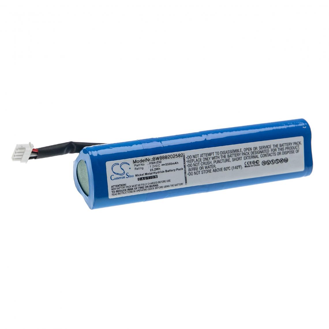 Vhbw - vhbw Batterie compatible avec Rohde & Schwarz FSH18, FSH3, FSH323, FSH6, FSH626 outil de mesure (3500mAh, 7,2V, NiMH) - Piles rechargeables