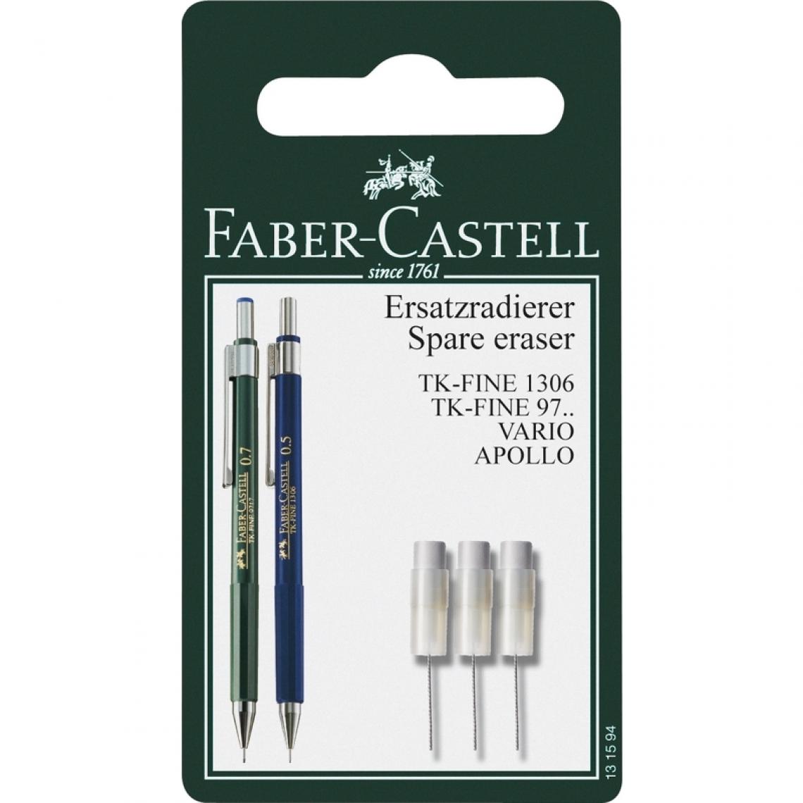 Faber-Castell - FABER-CASTELL Gomme de rechange pour porte-mines TK-FINE () - Outils et accessoires du peintre